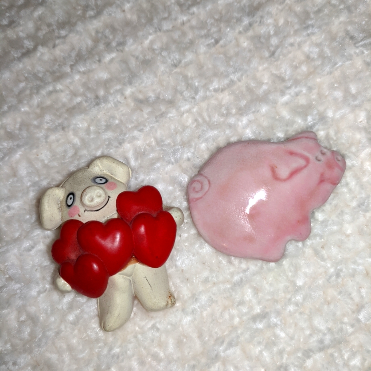 Vintage Piggy Pins (1 Marked 1984)